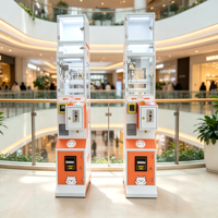 Mini machine à griffes commerciale à monnayeur avec vitrine, jeu d'arcade attrape-prix pour poupées et peluches, pour centre commercial