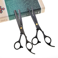 Ciseaux de barbier en acier inoxydable de 6 pouces, ciseaux de coiffure professionnels pour salon