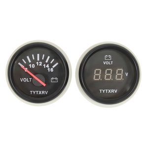 HEYRV evrensel dijital voltmetre gerilim ölçer yeni ve tekne araba kamyon RV çekme karavan kırmızı arka ışık için 12-24V kullanılır - Product Image 5