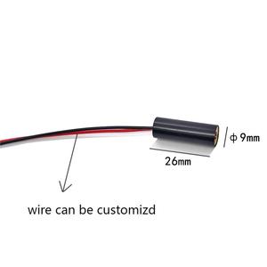 9X26mm 520nm 0,5 MW Módulo láser de punto verde de enfoque interno Luz láser fácil de operar Industrias DE LA CONSTRUCCIÓN Nueva condición - Product Image 3