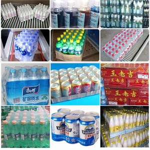 Bán tự động PE phim tay áo niêm phong cắt máy đóng gói cho có thể nhiệt thu nhỏ bọc tay áo chai nước máy đóng gói - Product Image 4