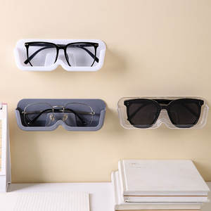 Wall Mounted Eyeglass <b>Storage</b> <b>Box</b> <b>Grey</b> Durable No Drilling Required For Sunglasses And Glasses Display Rack - Product Image 5