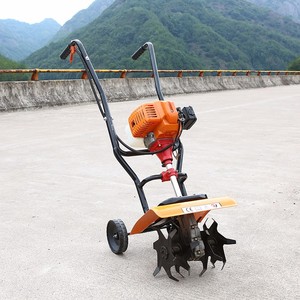 Mini cultivador rotativo <span class=keywords><strong>profesional</strong></span> de alta calidad de 52cc y 2hp, máquina multifuncional de empuje manual de dos tiempos - Product Image 6