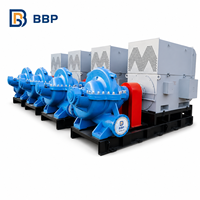 Pompa Sentrifugal Double Suction Split Case Aliran Tinggi untuk Irigasi, Perlindungan Kebakaran, dan Pasokan Air Industri