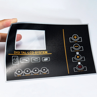 Étiquette adhésive personnalisée pour panneau de commande de commutateur de produit électronique, en polycarbonate Lexan, avec membrane