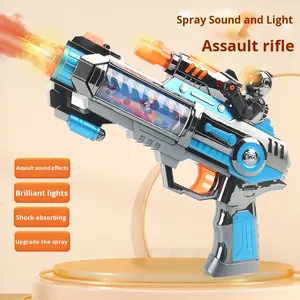 Giocattolo Elettrico per Bambini a Forma di Pistola con Vibrazione Telescopica, Simulazione di Spruzzo, Luci e Suoni, in Plastica ABS, per Bambini 3-6 Anni - Product Image 2