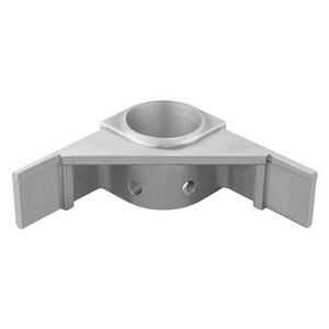 مصقول الألومنيوم الزاوية دعامة متقاطعة وصلة أنبوب تركيبات - Product Image 1