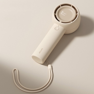 Dropshippng Couleur: Marron <span class=keywords><strong>JisuLife</strong></span> FA42 Petit ventilateur turbo portable rechargeable, 2000mAh - Product Image 1