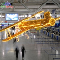 Plane Aircraft Lampe de table 3D LED Veilleuses Veilleuse Avion Luminaire