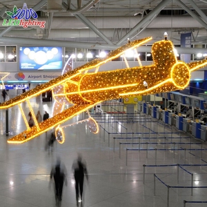 Máy bay máy bay bảng đèn 3D LED đêm đèn Đèn ngủ máy bay ánh sáng lịch thi đấu - Product Image 4