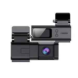 Câmera de painel de carro com Wi-Fi 1.47 Monitor 4K caixa preta para DVR Car Dash Cam