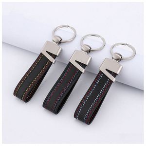 Personalized Laser Engraving logo Sublimation Blank Faux Leather <b>Key</b> Chain Holder <b>Ring</b> Custom Luxury Car Pu Leather Keychain - Product Image 1
