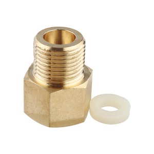 Adaptateur de réservoir de <span class=keywords><strong>CO2</strong></span> W21.8 réservoir de cylindre en laiton CGA320 adaptateur convertisseur pour régulateur de <span class=keywords><strong>CO2</strong></span> de brassage à domicile