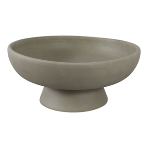 Moderna Ciotola in Terracotta su Piedistallo per Tavolino da Caffè, Centrotavola Decorativo, Elegante Decorazione da Tavolo - Product Image 4