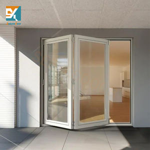 Seeyesdoor <span class=keywords><strong>Porte</strong></span> pliante extérieure résistante aux ouragans <span class=keywords><strong>Porte</strong></span> pliante en accordéon <span class=keywords><strong>Porte</strong></span> en verre pliante Patio en aluminium Portes pliantes - Product Image 1