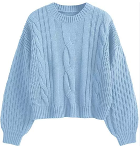 Maglione <span class=keywords><strong>donna</strong></span> personalizzato manica lunga Jacquard maglieria da <span class=keywords><strong>donna</strong></span> Pullover vestiti in <span class=keywords><strong>maglia</strong></span> invernale maglione lavorato a <span class=keywords><strong>maglia</strong></span> <span class=keywords><strong>donna</strong></span> - Product Image 4