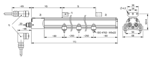 มีคุณสมบัติกันฝุ่นและกันน้ำ เซ็นเซอร์วัดระยะทางเชิงเส้น Balluff รุ่น BTL5-A11-M0600-P-SA167-S32 - Product Image 6