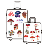 50 PCS Aquarell Pilz Dünne Aufkleber für Laptop Junk Bullet Scrap book Kinder Notebooks Typ Vinyl Stick