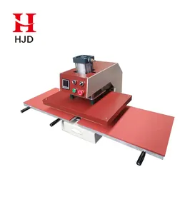Double Station Semi-automatic Cheap Heat Press Machine T-shirt flat heat transfer machine Bag print transfer machine for sale