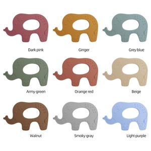 Mordedor de silicona para bebés, juguetes esenciales para bebés, mordedores de silicona para bebés de 0 a 6 meses, mordedor para niños pequeños de 6 a 12 meses - Product Image 2