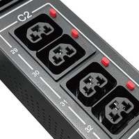 PDU intelligent 36 ports personnalisé en usine, prises C39 C13 C19, RPDU intelligent IP avec mesure pour centre de données cloud, distribution d'alimentation