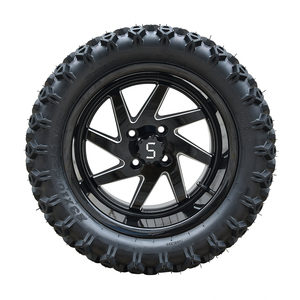 SRGCTW-420 <b>Golf</b> Cart 22x10-14 23x10.5-14 4 Ply Tire and 14 Inch Wheel Assembly - Product Image 3