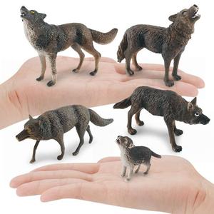 <span class=keywords><strong>Serie</strong></span> Xinhen Cross-border Simulation Brown <span class=keywords><strong>Wolf</strong></span>: Modello statico da scrivania con funzioni di urlo, caccia, allevamento e camminata. - Product Image 5