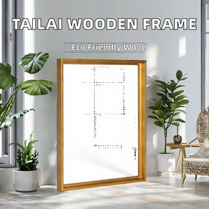 Tailai Hot Sale Wooden Photo <b>Frame</b> UV Printing Natural Solid Eco Distressed Wood Vertical Rectangular Minimalist Classic Design - Product Image 2