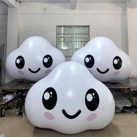 Zhenmei Plafond Air Balloon Cloud Met Led-verlichting Verlichting Opblaasbare Opknoping Led Clouds Ballon Inflatable Cloud