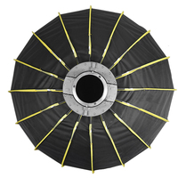 Boîte à lumière parabolique profonde de 70cm à dégagement rapide avec grille en nid d'abeille pour studio de photographie Bowens Mount