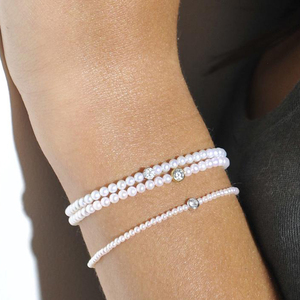 CANNER Luxury Wholesale Custom S925 Sterling <b>Silver</b> Jewelry 18K Gold Plated Pearls <b>Beaded</b> <b>Bracelets</b> for Women Exquisite Gift - Product Image 6