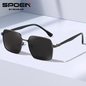 SPOEN <b>Square</b> Polarized <b>Sunglasses</b> UV400 Men Driving Fashion Eyewear - Product Image 1