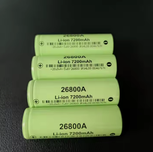 Batterie Li-ion à vente chaude, cellule de batterie 3,7 V, batterie 5C 8C 50A 26800 6800mAh 7200mAh, batteries lithium-ion pour lampes de poche puissantes - Product Image 5