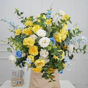 Factory Supplies Flower Ball Artificial Flower Centerpieces Flower Ball <b>Table</b> Centerpiece for Wedding Decoration - Product Image 1