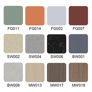 ऊर्ध्वाधर स्लेट दीवार पैनल gs162 लकड़ी प्लास्टिक समग्र पैनल समकालीन नमी-प्रमाण सजावटी गैरेज रिशेड दीवार पैनल - Product Image 3