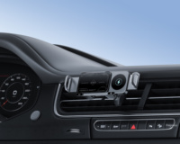 Support de ventilation de voiture rotatif et pliable de haute qualité avec charge sans fil 15W pour téléphones de grande taille ou pliables