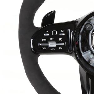 Volante AMG de Alcántara de Fábrica, Actualización de Antiguo a Nuevo para <span class=keywords><strong>Mercedes</strong></span> Clase A, E, C, S, GLC260, GLE, CLS, Gran Descuento en Stock - Product Image 2
