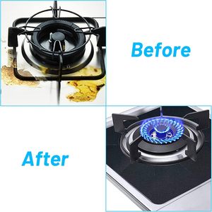Protecteur de cuisinière à gaz réutilisable et écologique en PTFE 27x27cm, lavable, antiadhésif, facile à nettoyer, couvre-brûleur, protection de la surface de cuisson - Product Image 5