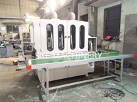Machine automatique de polissage de métal de meulage de surface plane de PLC d'industrie pour des moulages en aluminium fer acier