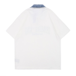 เสื้อยืดผู้ชาย TK2315 ผ้าโพลีเอสเตอร์/คอตตอนเนื้อหนา ดีไซน์เนอร์ ผลิตจากผ้าถักเนื้อแน่น ระบายอากาศได้ดี แขนสั้น รับสั่งทำลายพิมพ์ ปักลาย ปักอัพพลิเค - Product Image 3