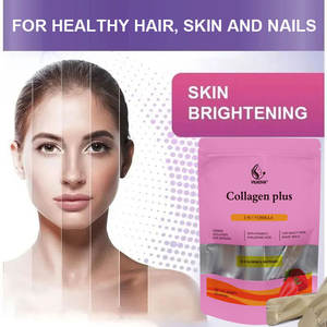 Proteine del collagene marino puro in polvere sbiancamento della pelle vitamina C bevanda liquida di bellezza proteine peptidi collagene Peptide integratore - Product Image 3