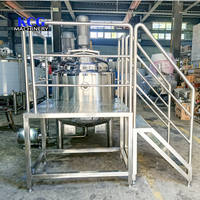 Unité de mélange d'émulsions en acier inoxydable avec échelle en acier inoxydable, utilisée pour le traitement des aliments et des produits chimiques