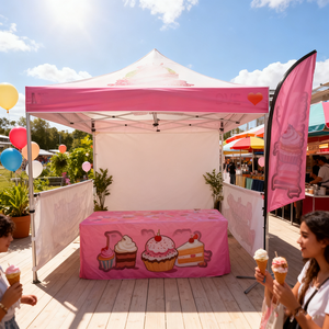 Envío mundial rápido marca personalizada impresión estructura reforzada duradera configuración rápida portátil Ideal para promociones eventos al aire libre - Product Image 2