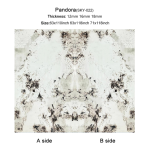 Pannello Murale in Pietra Artificiale Patagonia Bianca di Lusso <span class=keywords><strong>per</strong></span> Facciate Esterne <span class=keywords><strong>Lastre</strong></span> di Vetro Nano Micro-cristallino Forma Casuale - Product Image 4