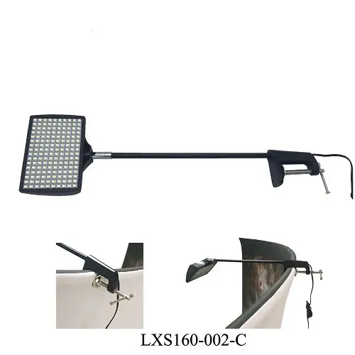 Booth 12w LED uzun kol klip stand fuarı için Led spot