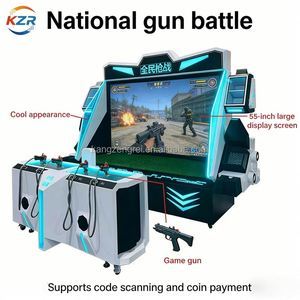 เครื่องเล่นเกมยิงปืน Gatling แบบ VR เชิงพาณิชย์ ศูนย์รวมความบันเทิงแบบครบวงจร แฟรนไชส์อาร์เคด - Product Image 2