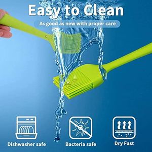 Heat Resistant Cooking Brush for <b>BBQ</b> Grill Baking Kitchen Brush for Oil Silicone Pastry Basting Brush - Product Image 4