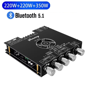 บอร์ดเพาเวอร์แอมป์ดิจิตอล YS-AS21 2*220W+350W 2.1 แชนแนล BT พร้อมซับวูฟเฟอร์ ปรับเสียงแหลม ควบคุมผ่านแอพ USB รุ่น ML22660TBZ0BX YS-AS - Product Image 1