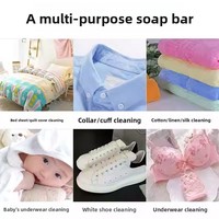 Savon solide pour lessive à l'huile de coco de Marseille, ingrédients naturels, nettoyage en profondeur, doux, non irritant, vente en gros d'usine, pour bébé