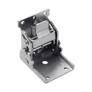 Charnière de meuble multi-angle 90C 45C 0C à verrouillage automatique, montage en surface, en fer, design industriel - Product Image 2